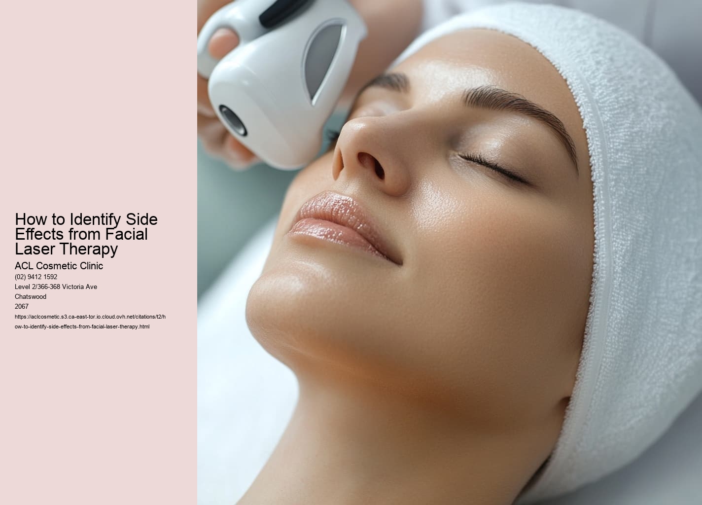 How to Identify Side Effects from Facial Laser Therapy