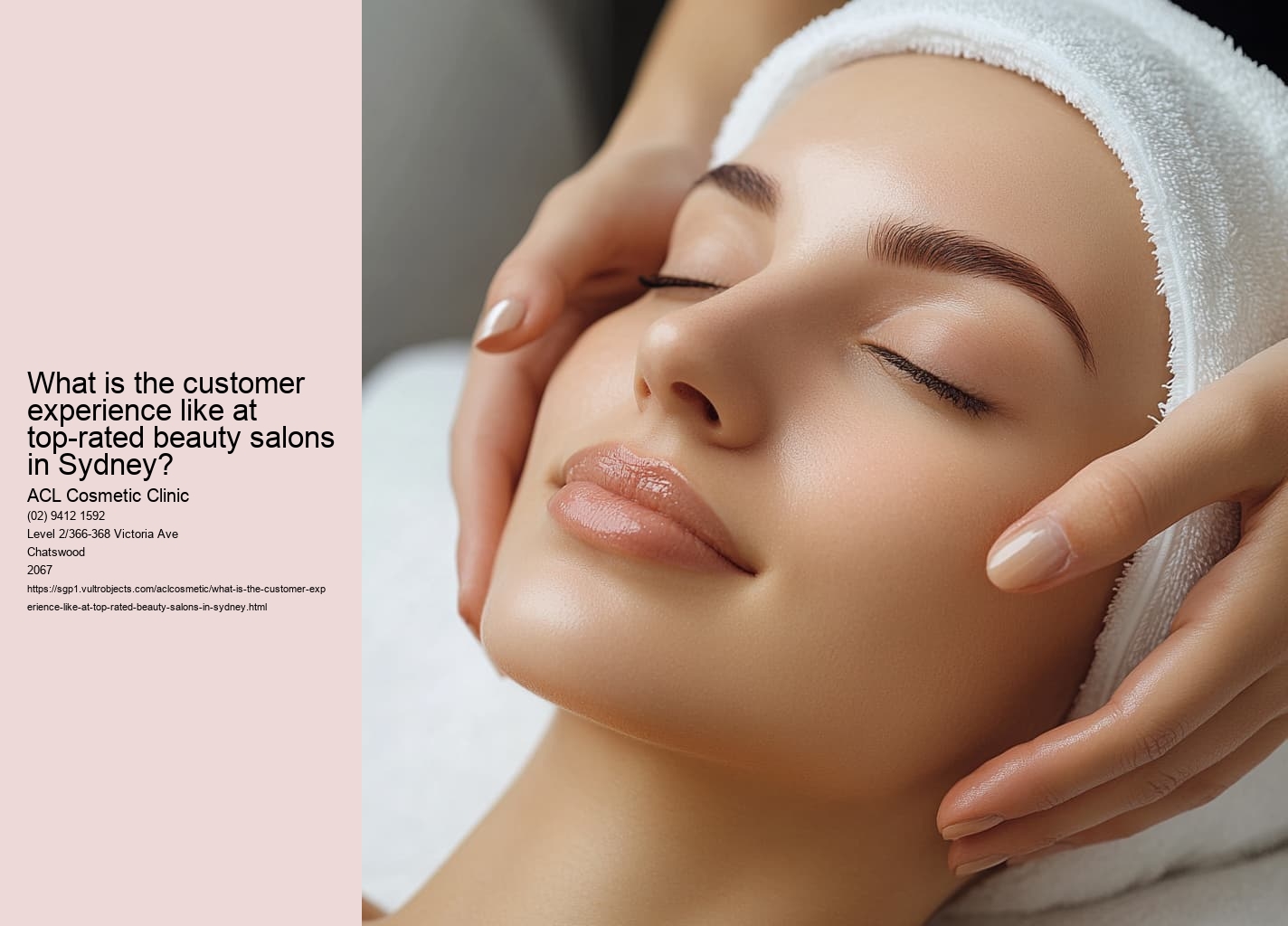 What is the customer experience like at top-rated beauty salons in Sydney?